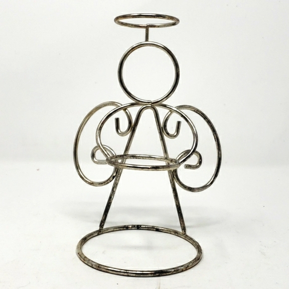 Metal Angel Candle Holder